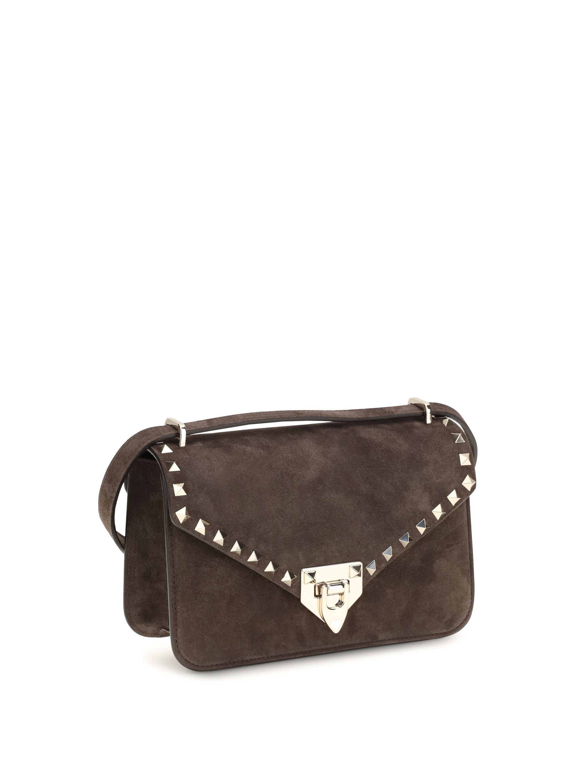 Valentino Garavani Women Rockstud Mini Suede Shoulder Bag