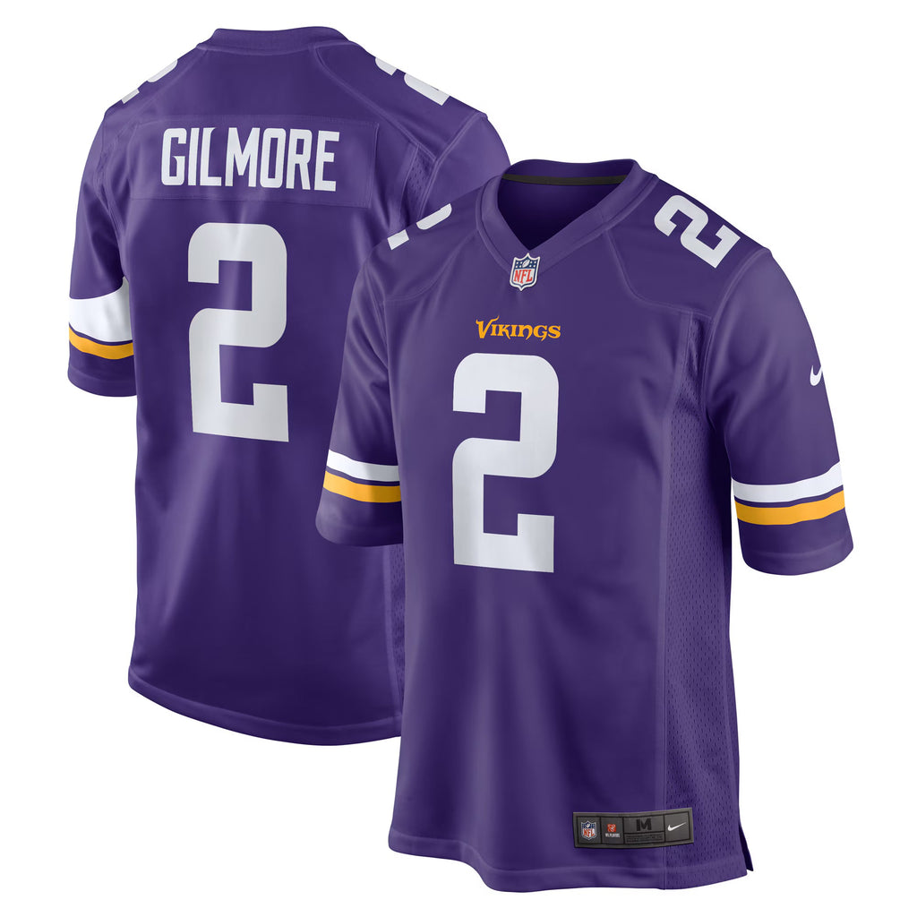 Minnesota Vikings Stephon Gilmore Purple Game Jersey