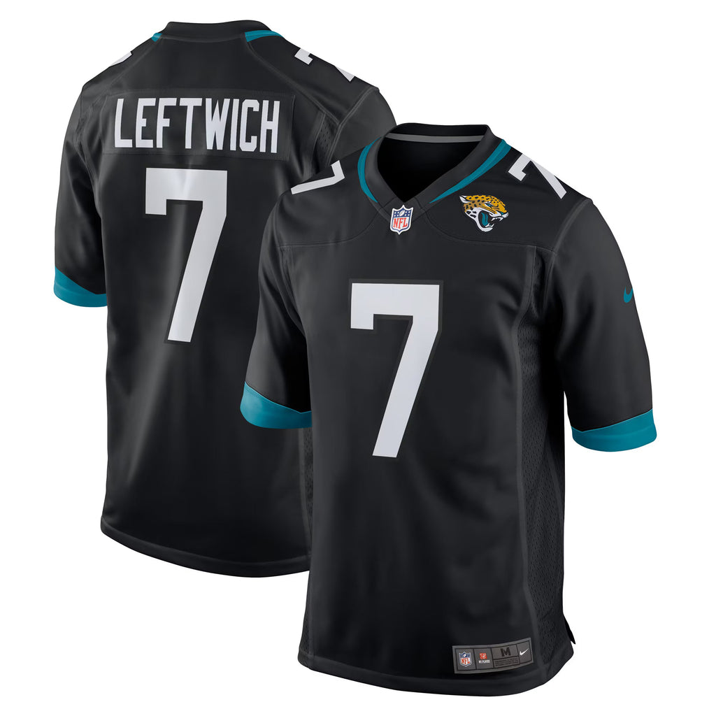 Jacksonville Jaguars Byron Leftwich Black Retired Player Alternate Game Jersey
