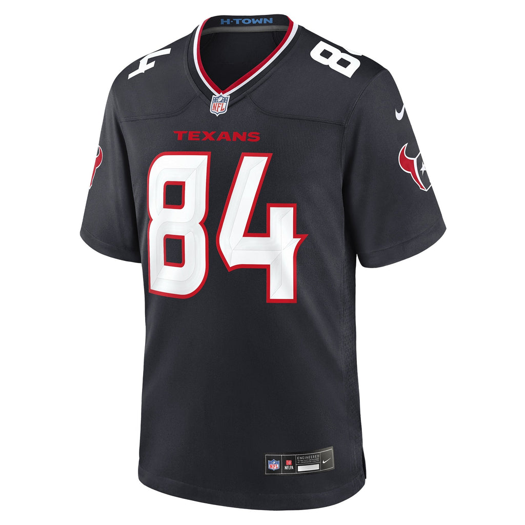 Houston Texans Justin Watson Navy Team Game Jersey