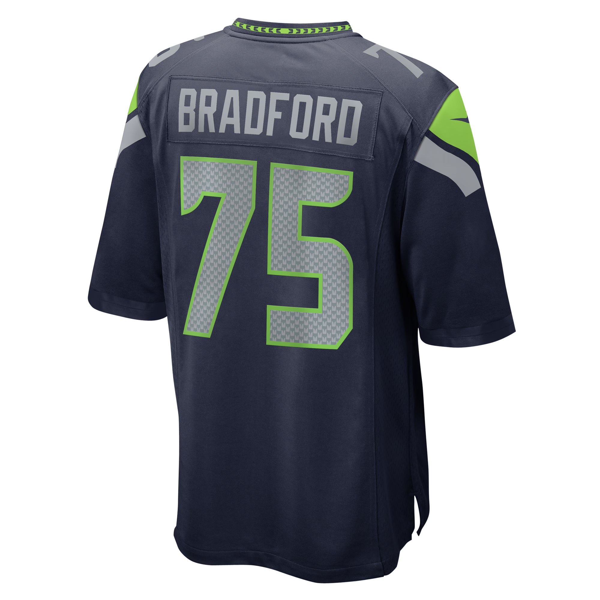 Seattle Seahawks Anthony Bradford College Navy Game Jersey
