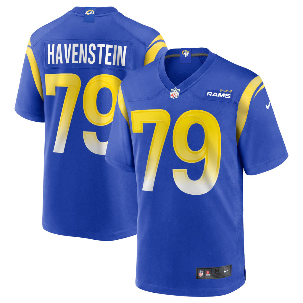 Los Angeles Rams Rob Havenstein Royal Game Jersey