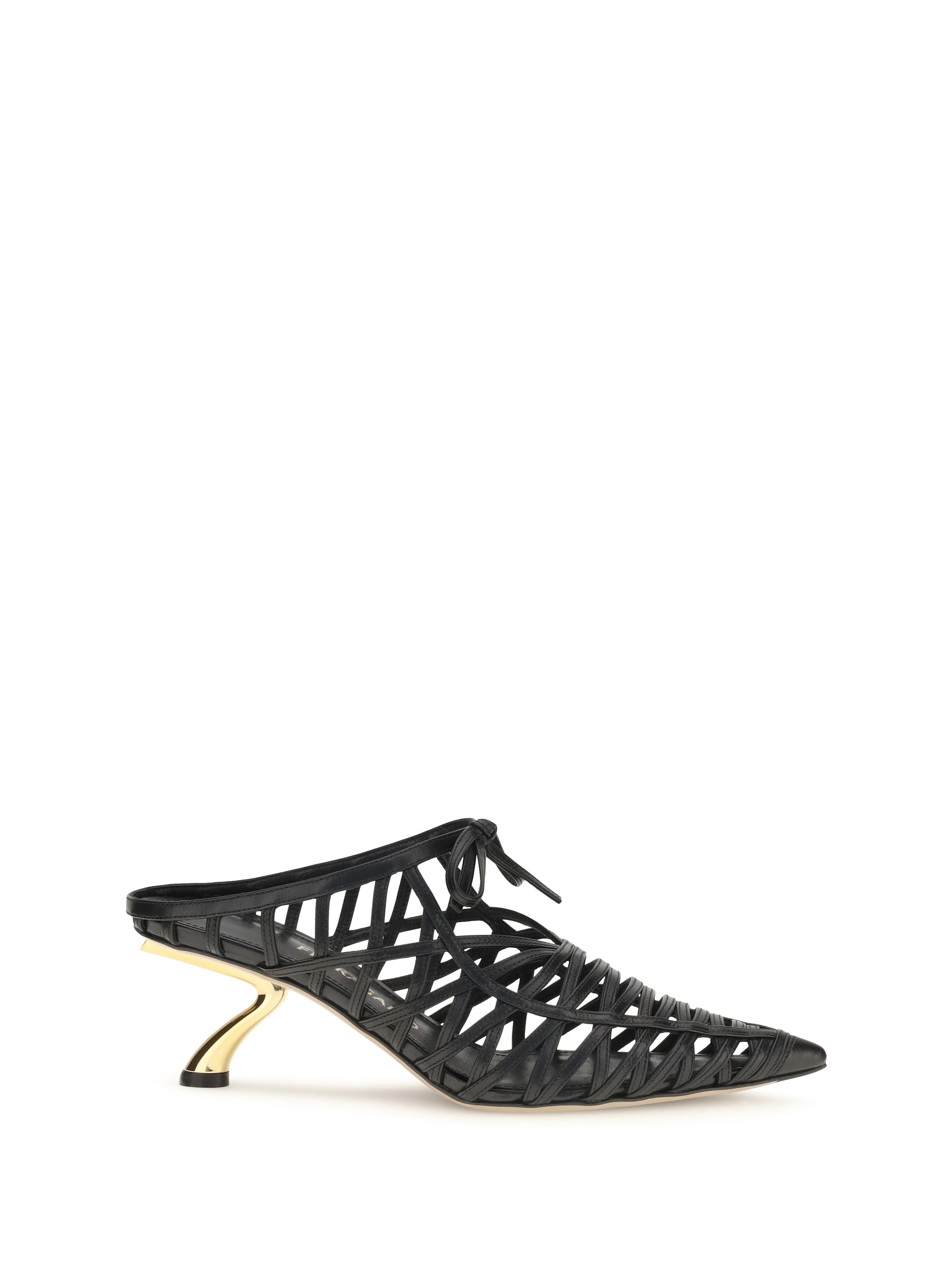 Ferragamo Women S Sculpted Heel Mules