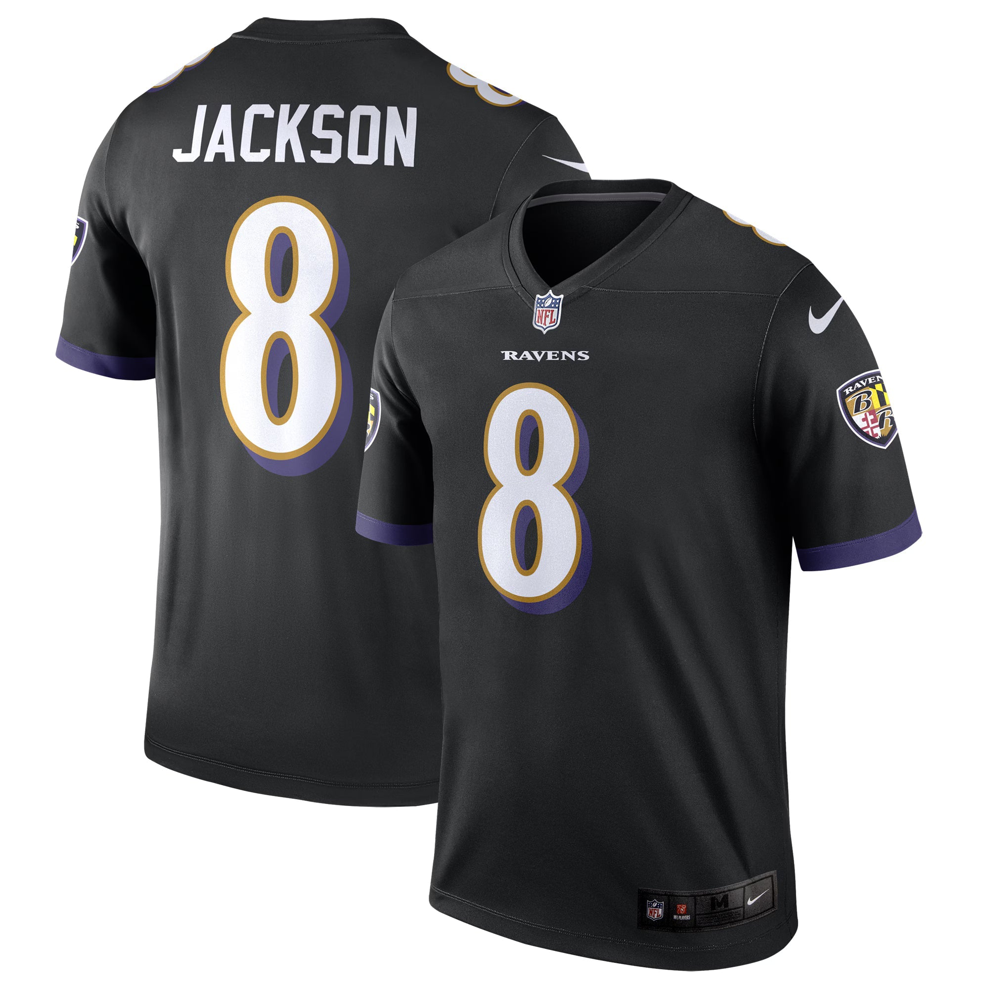 Baltimore Ravens Lamar Jackson Black Legend Player Performance Top
