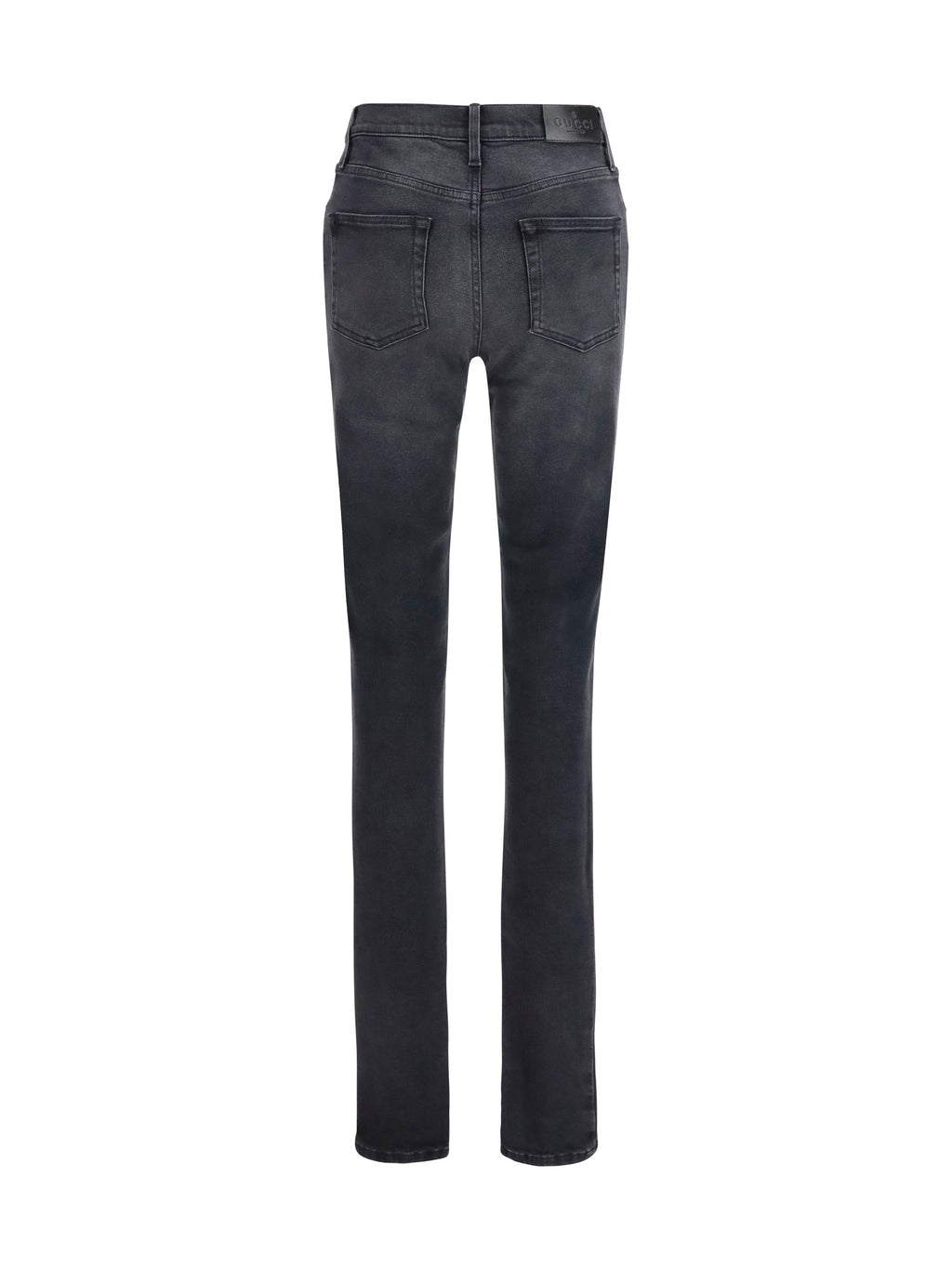 Gucci Women Skinny Washed Cotton Denim Jeans