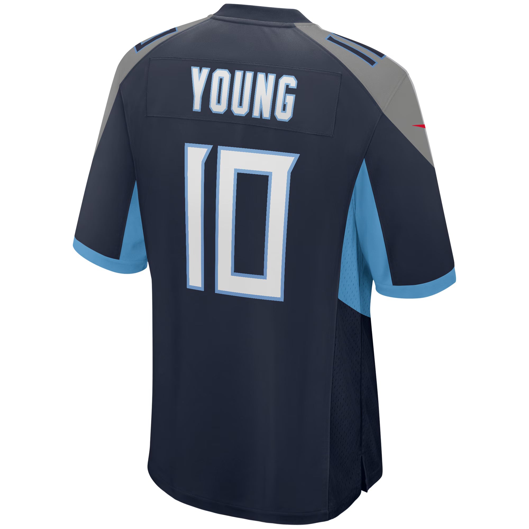 Tennessee Titans Vince Young Navy Game Retired Player Jersey