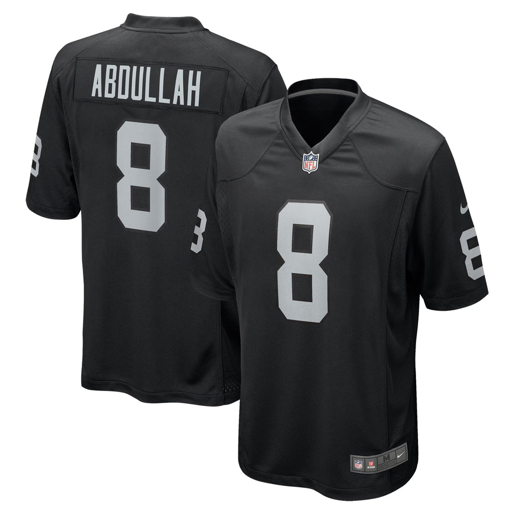 Las Vegas Raiders Ameer Abdullah Black Team Game Jersey