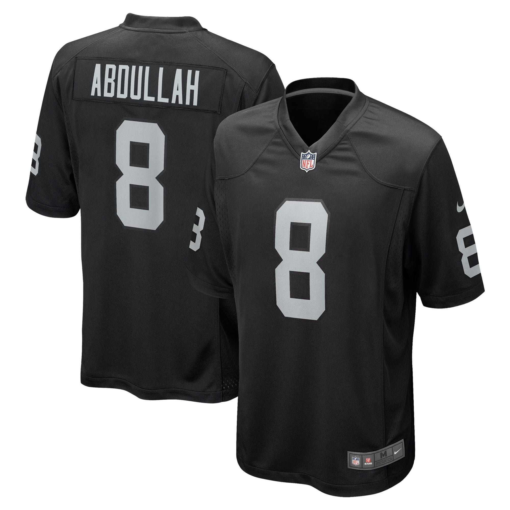Las Vegas Raiders Ameer Abdullah Black Team Game Jersey