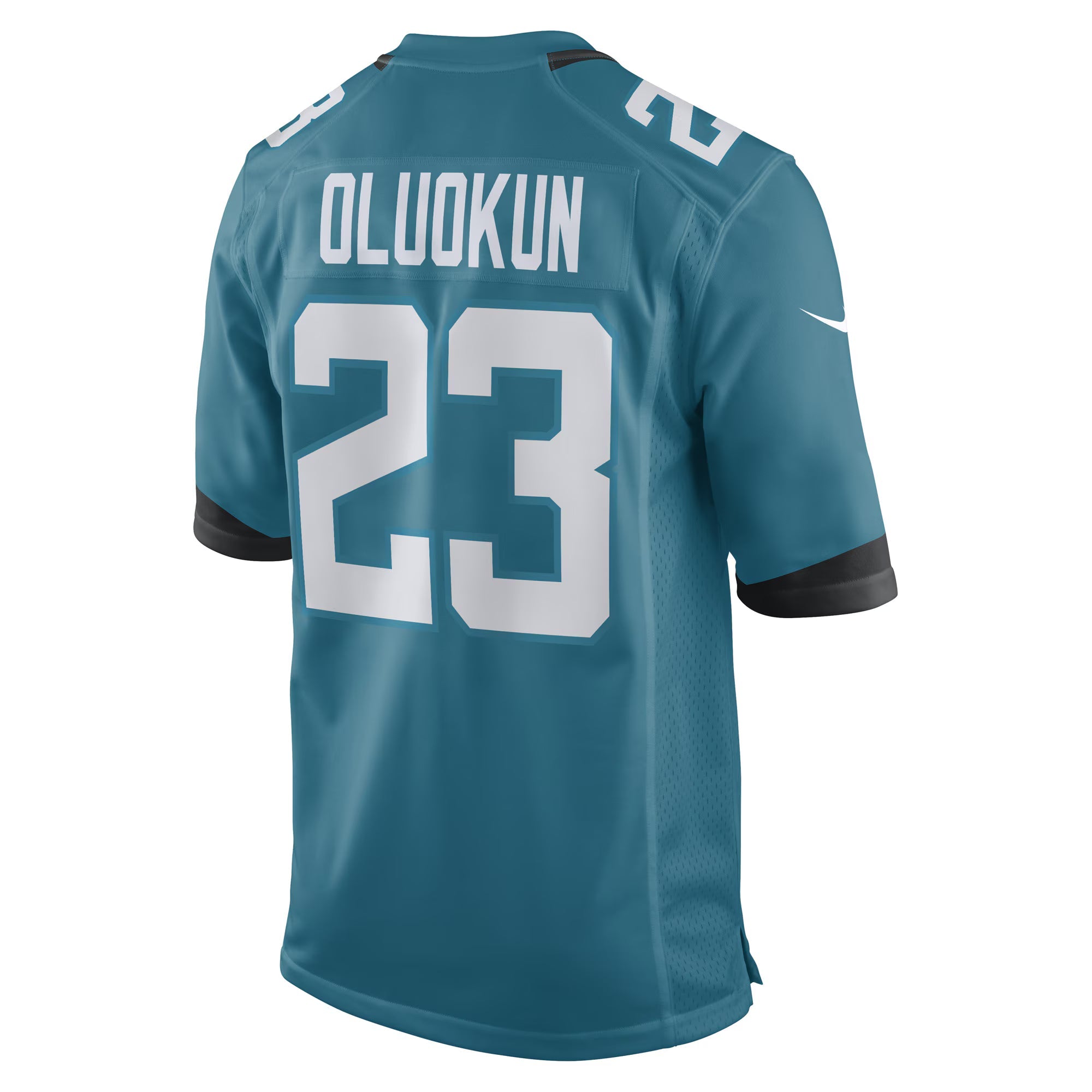Jacksonville Jaguars Foyesade Oluokun Teal Game Player Jersey
