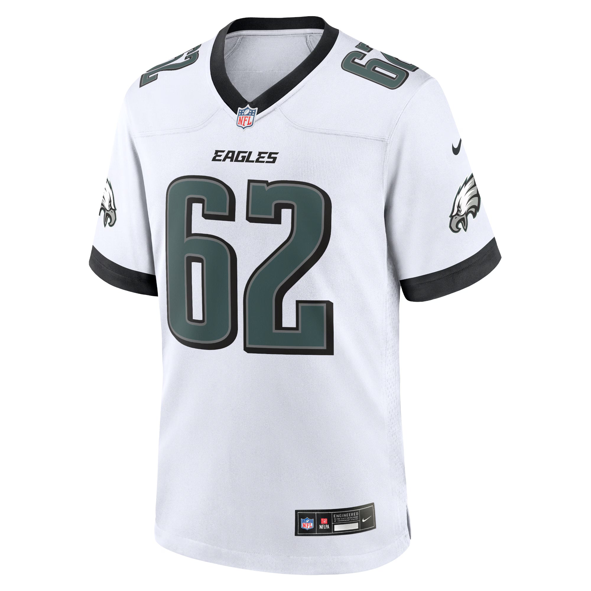 Philadelphia Eagles Jason Kelce White White Game Jersey