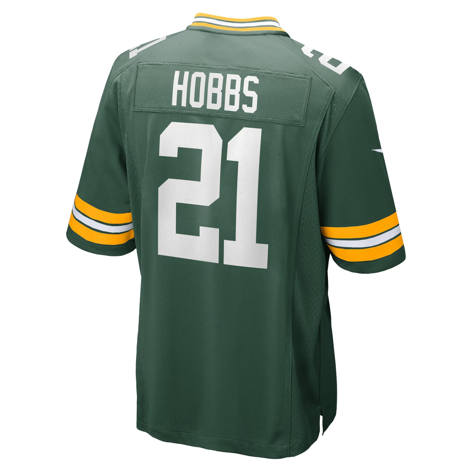 Green Bay Packers Nate Hobbs Green Team Game Jersey