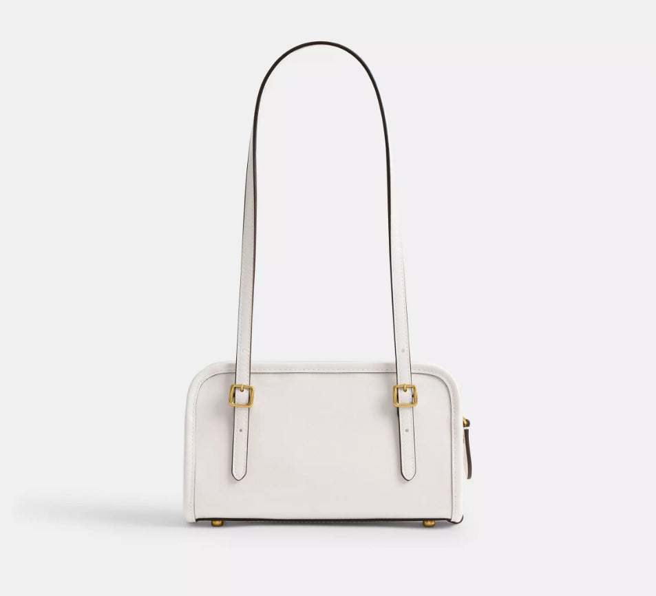 NWT Coach Swing Zip Leather Bag 20 Limited Re-Edition In Chalk