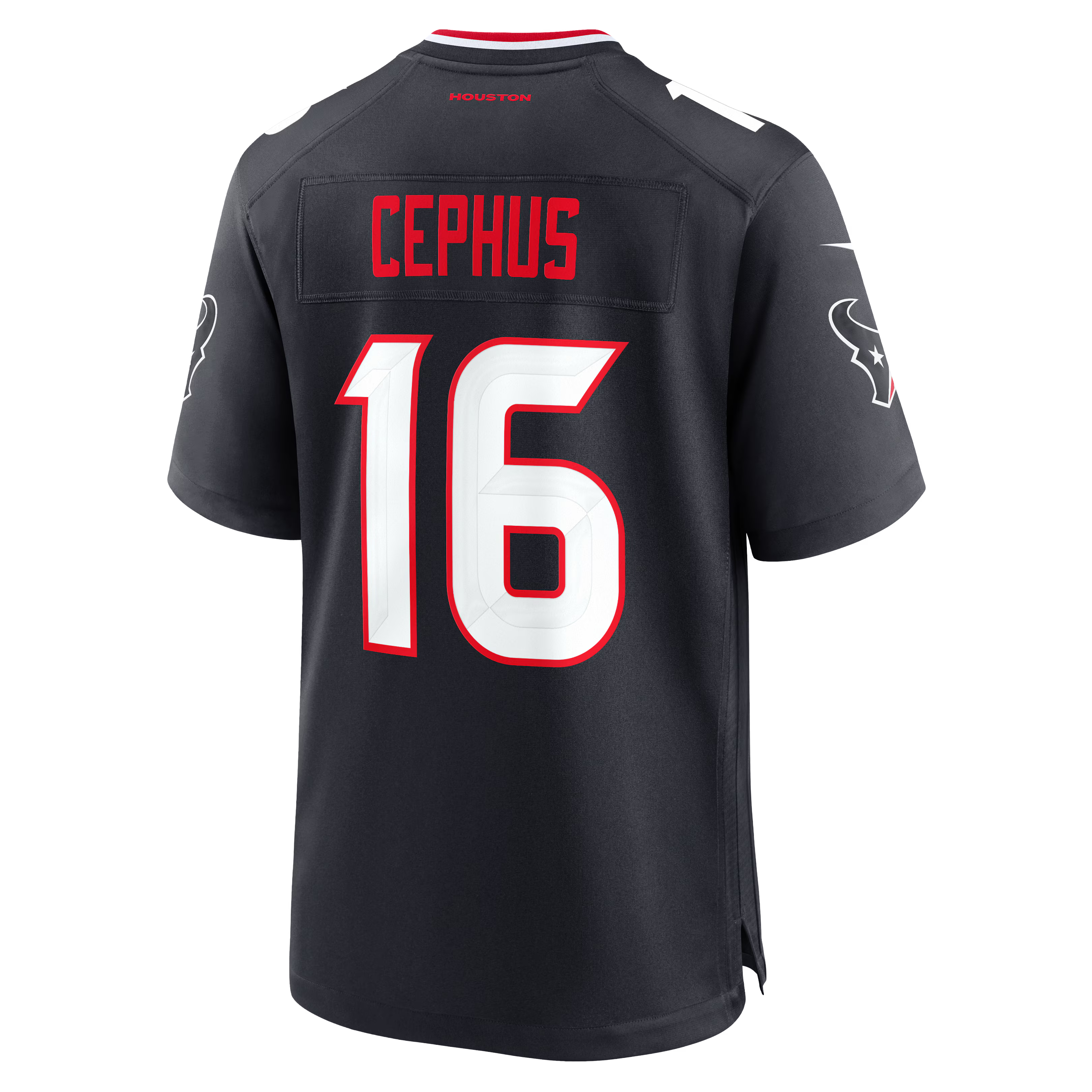 Houston Texans Quintez Cephus Navy Team Game Jersey