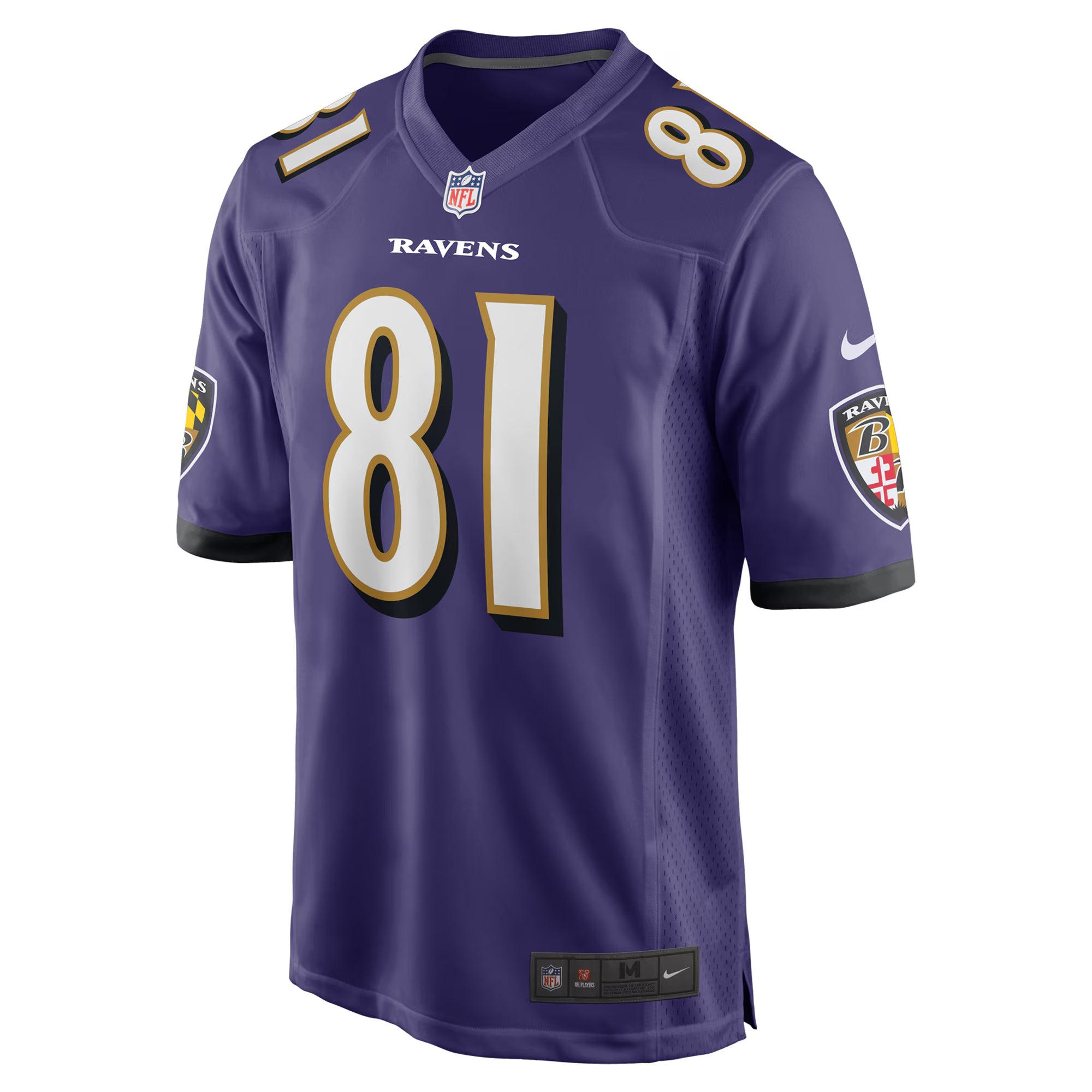 Baltimore Ravens Devontez Walker Purple Team Game Jersey
