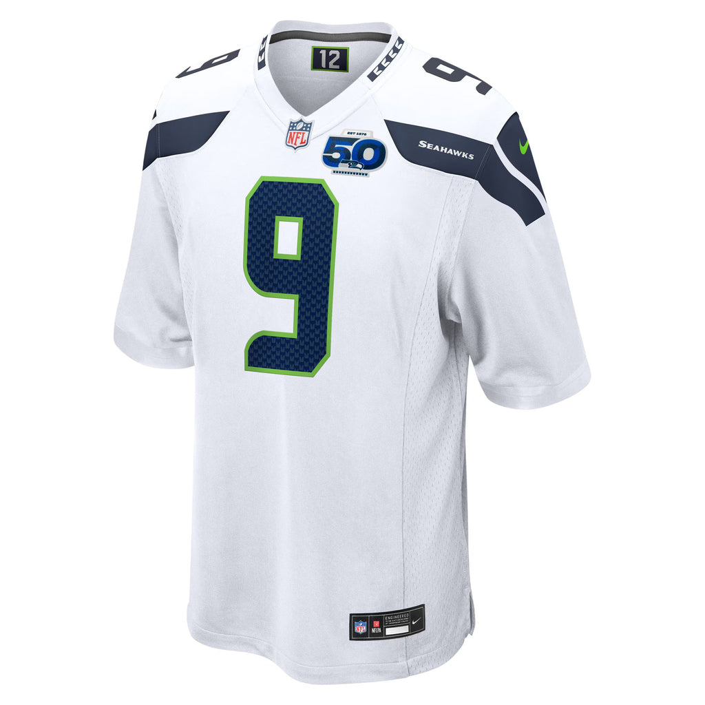 Seattle Seahawks Kenneth Walker III White 50th Season Game Jersey