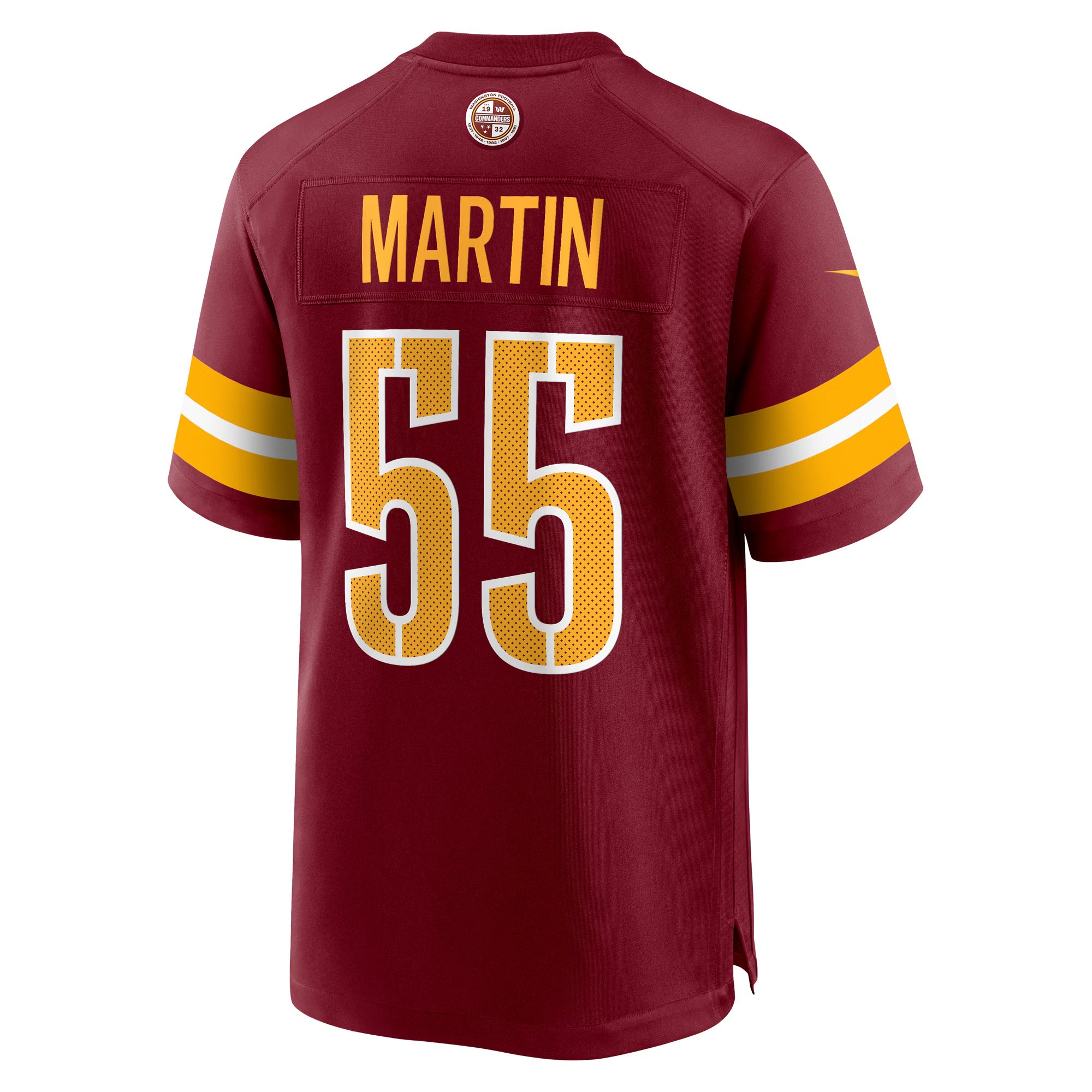 Washington Commanders Jacob Martin Burgundy Team Game Jersey