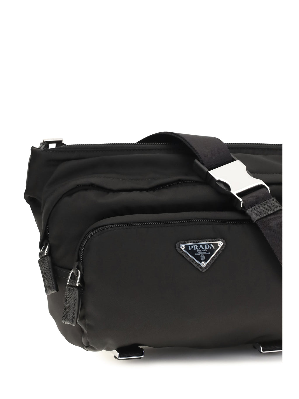 Prada Men Re-Nylon And Saffiano Shoulder Bag