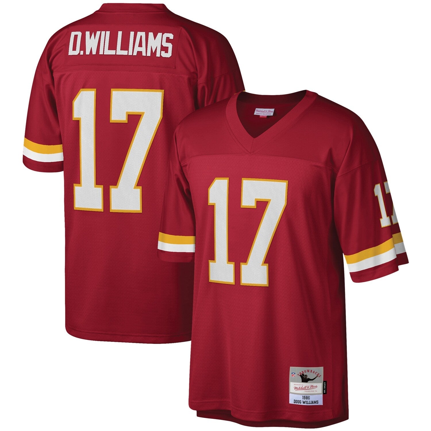 Washington Football Team Doug Williams Mitchell & Ness Burgundy Legacy Replica Jersey