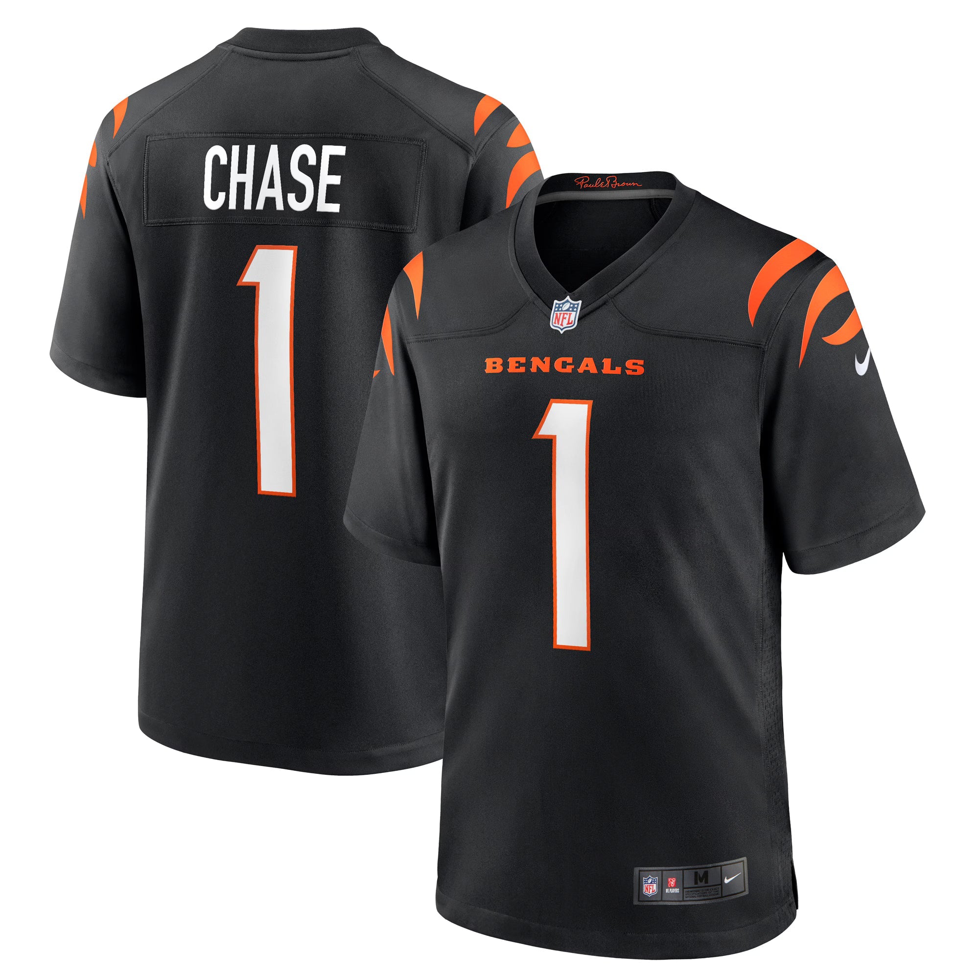 Cincinnati Bengals Ja'Marr Chase Black Game Jersey