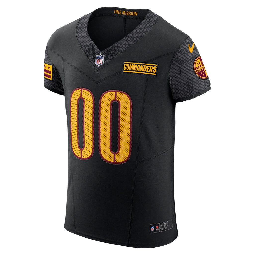 Washington Commanders Black Alternate Vapor F.U.S.E. Elite Custom Jersey