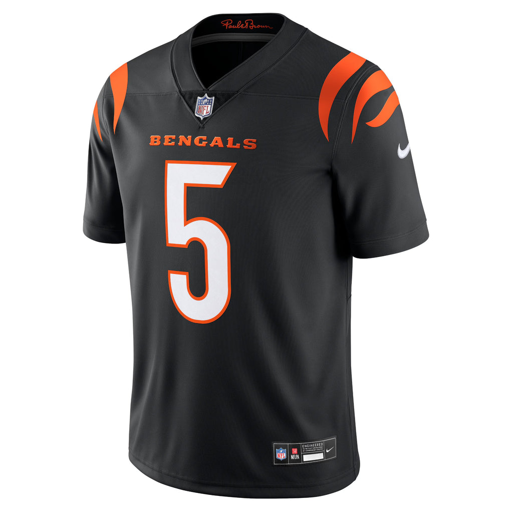 Cincinnati Bengals Tee Higgins Black Vapor Untouchable Limited Jersey