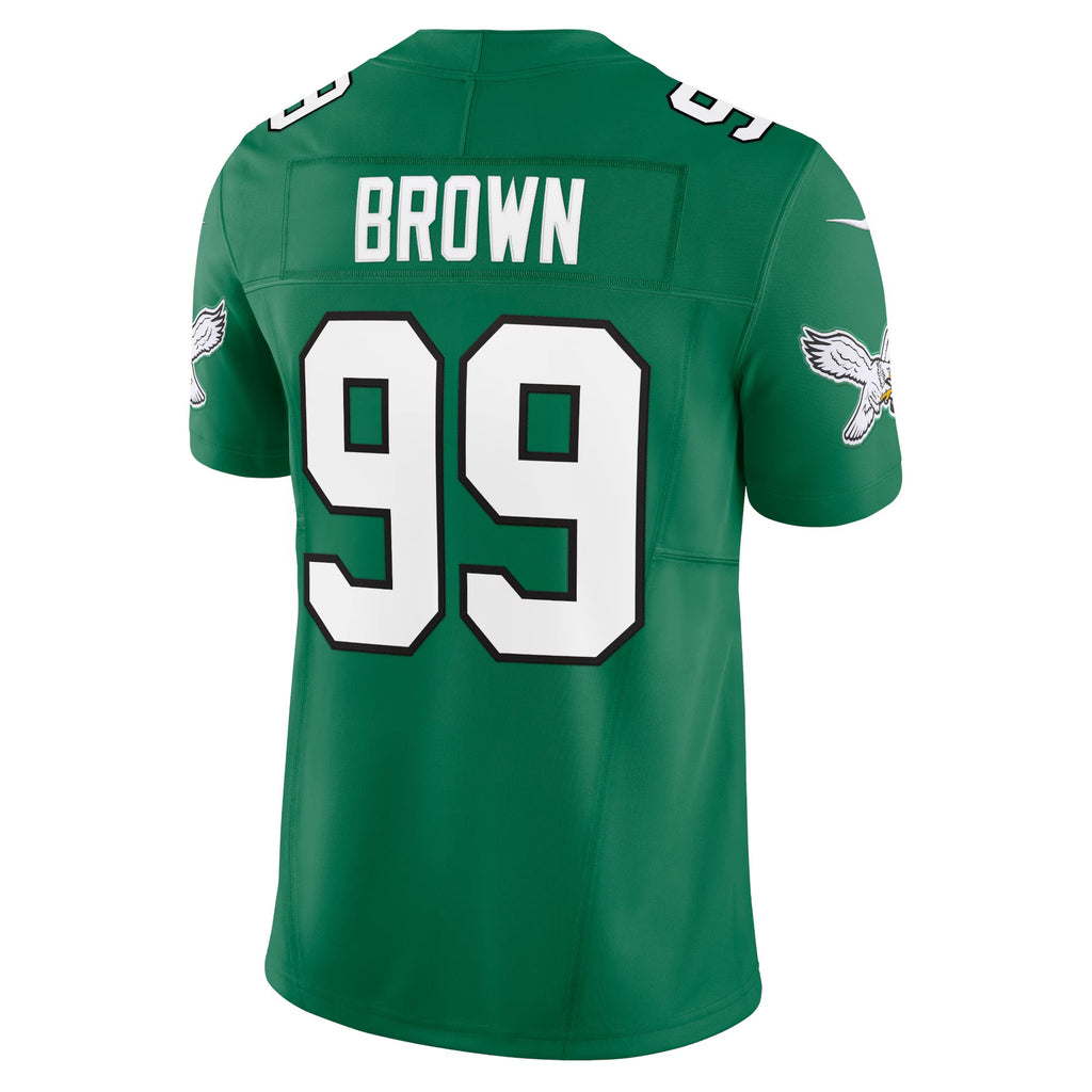 Philadelphia Eagles Jerome Brown Kelly Green Alternate Vapor F.U.S.E. Limited Jersey