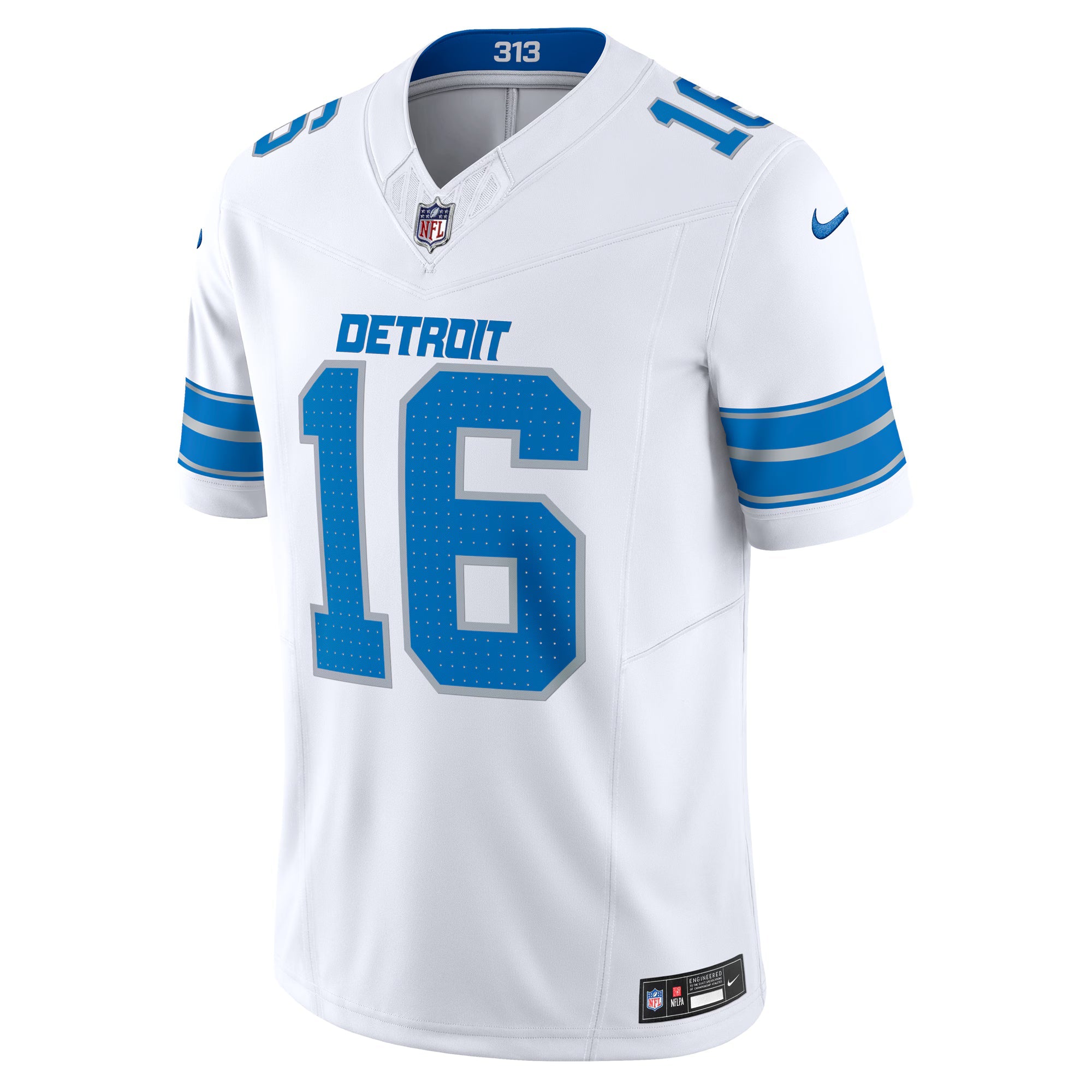 Detroit Lions Jared Goff White Vapor F.U.S.E. Limited Jersey