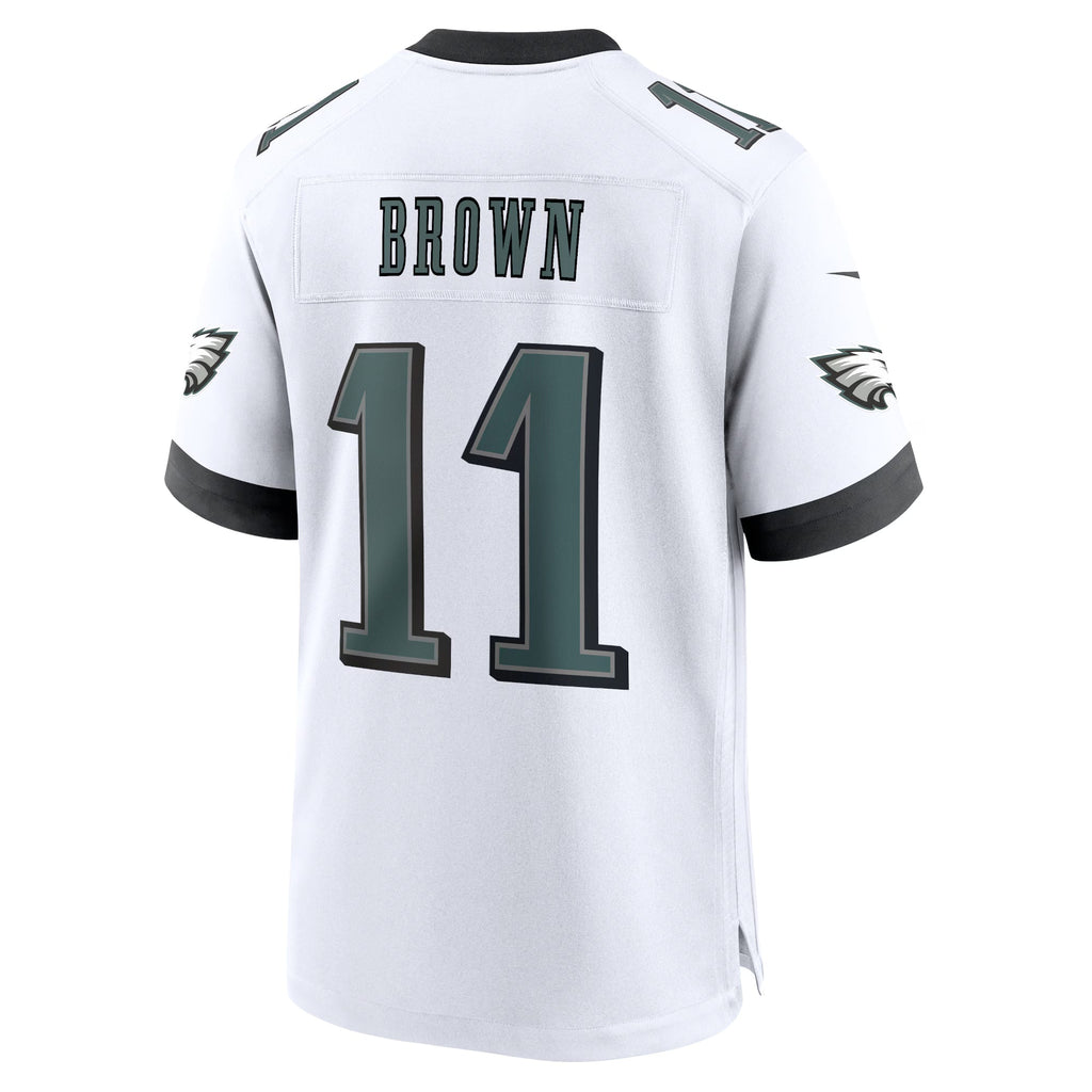 Philadelphia Eagles A.J. Brown White White Game Jersey