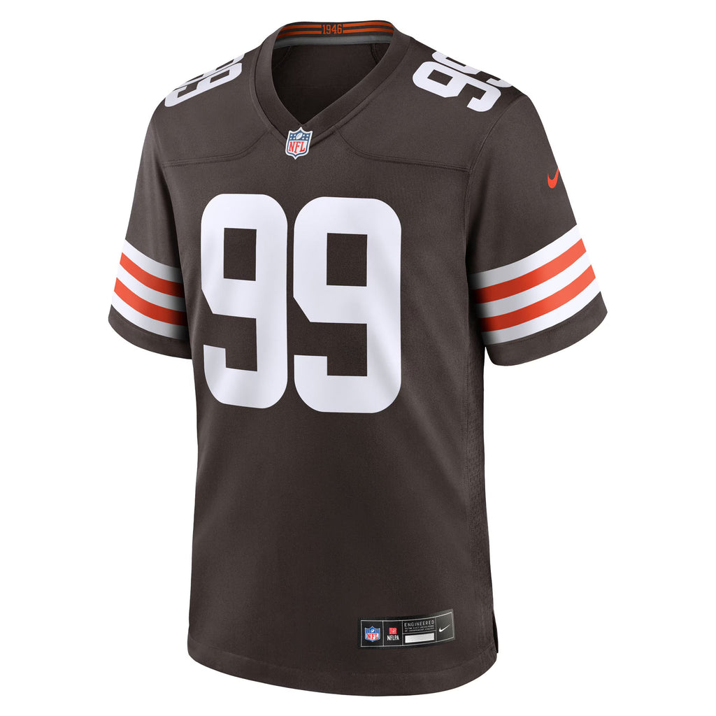 Cleveland Browns Cameron Thomas Brown Team Game Jersey