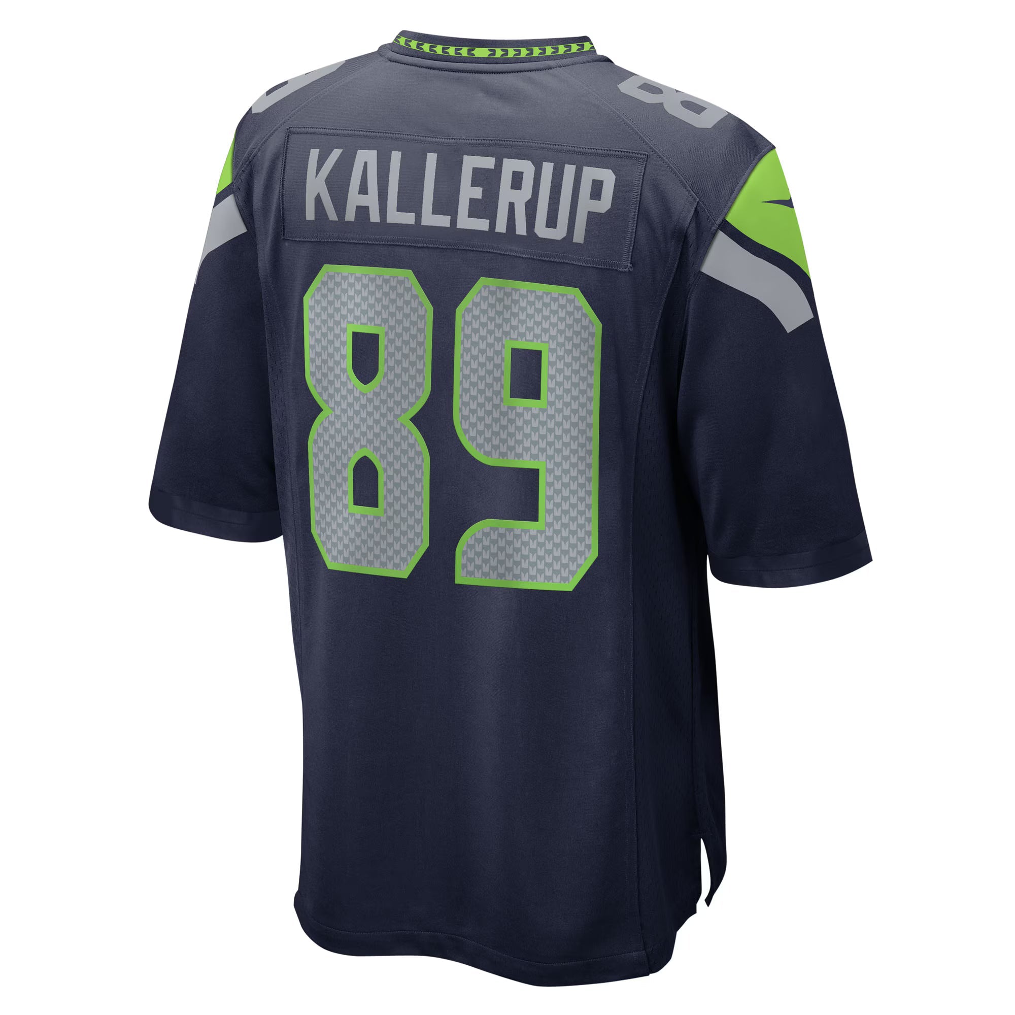Seattle Seahawks Nick Kallerup College Navy Team Game Jersey