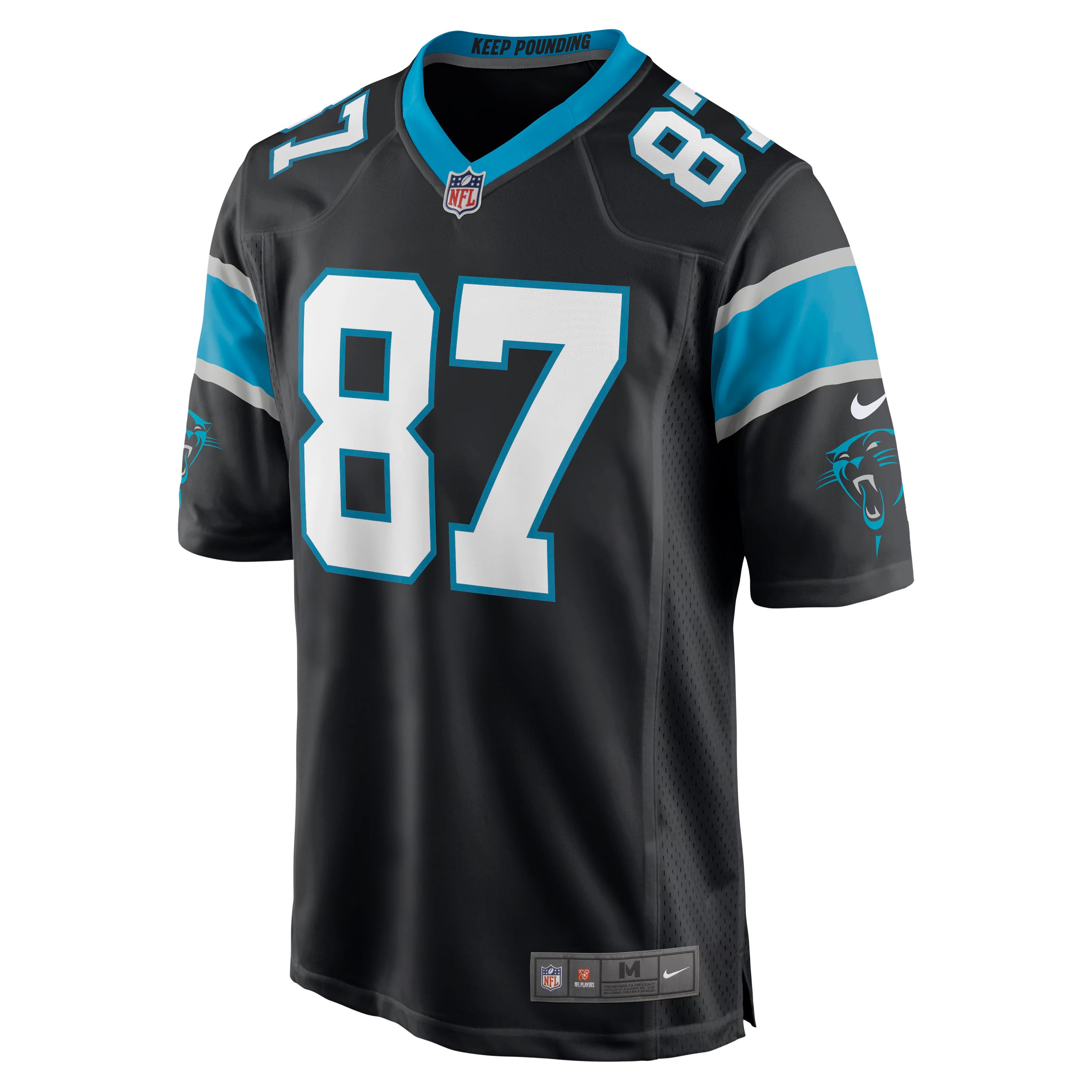 Carolina Panthers Muhsin Muhammad Black Retired Player Jersey
