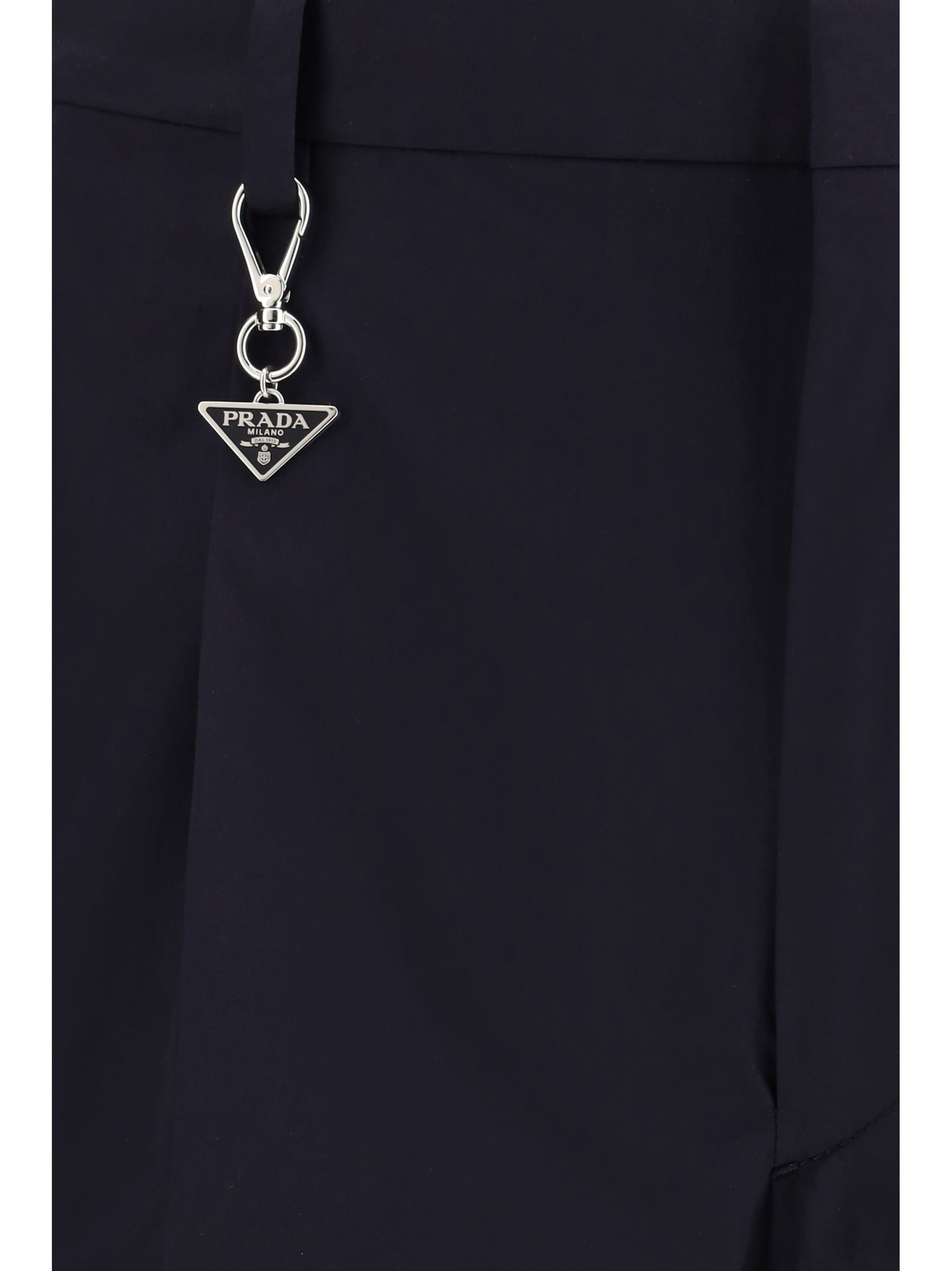 Prada Men Tailored Cotton Poplin Pants