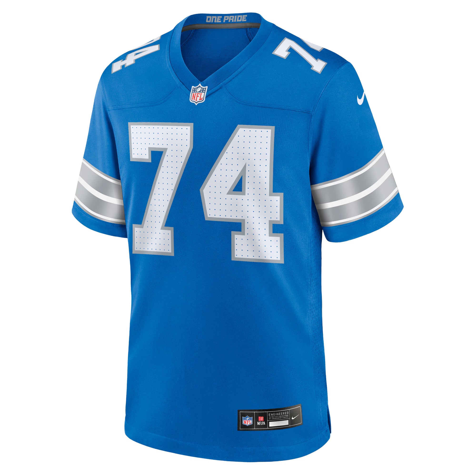 Detroit Lions Kayode Awosika Blue Team Game Jersey