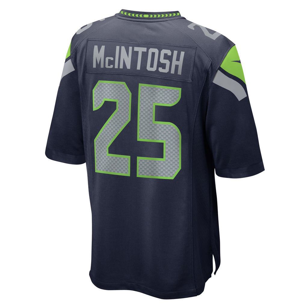 Seattle Seahawks Kenny McIntosh College Navy Game Jersey