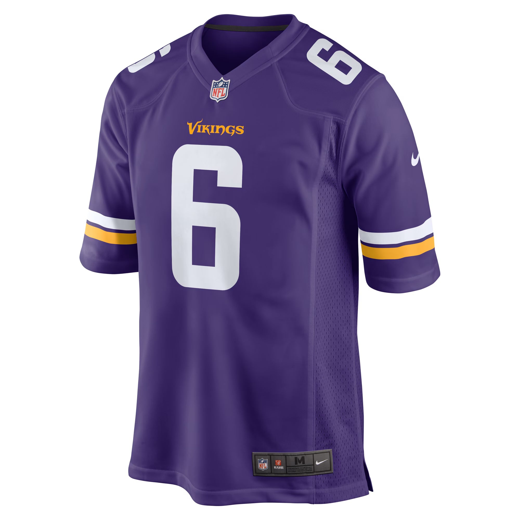 Minnesota Vikings Brian Asamoah II Purple Game Jersey