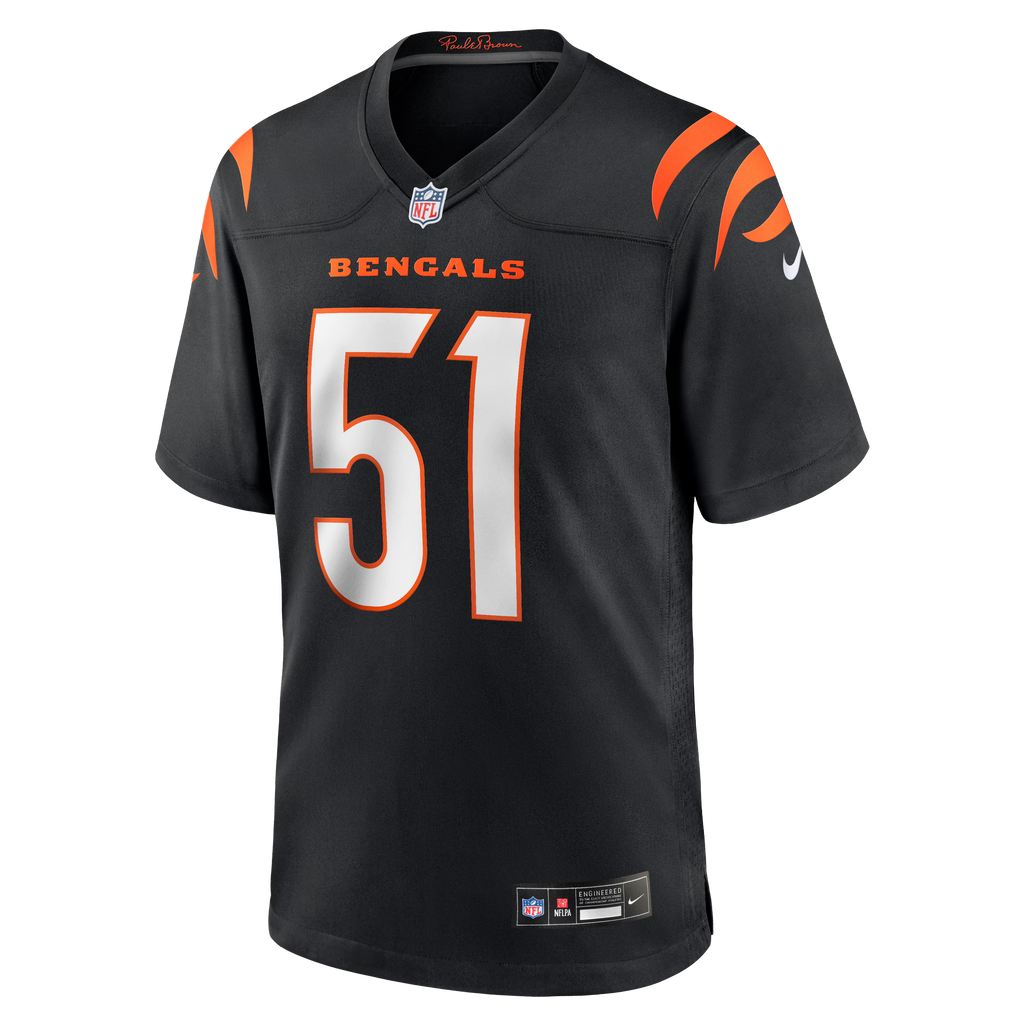 Cincinnati Bengals Isaiah Foskey Black Team Game Jersey