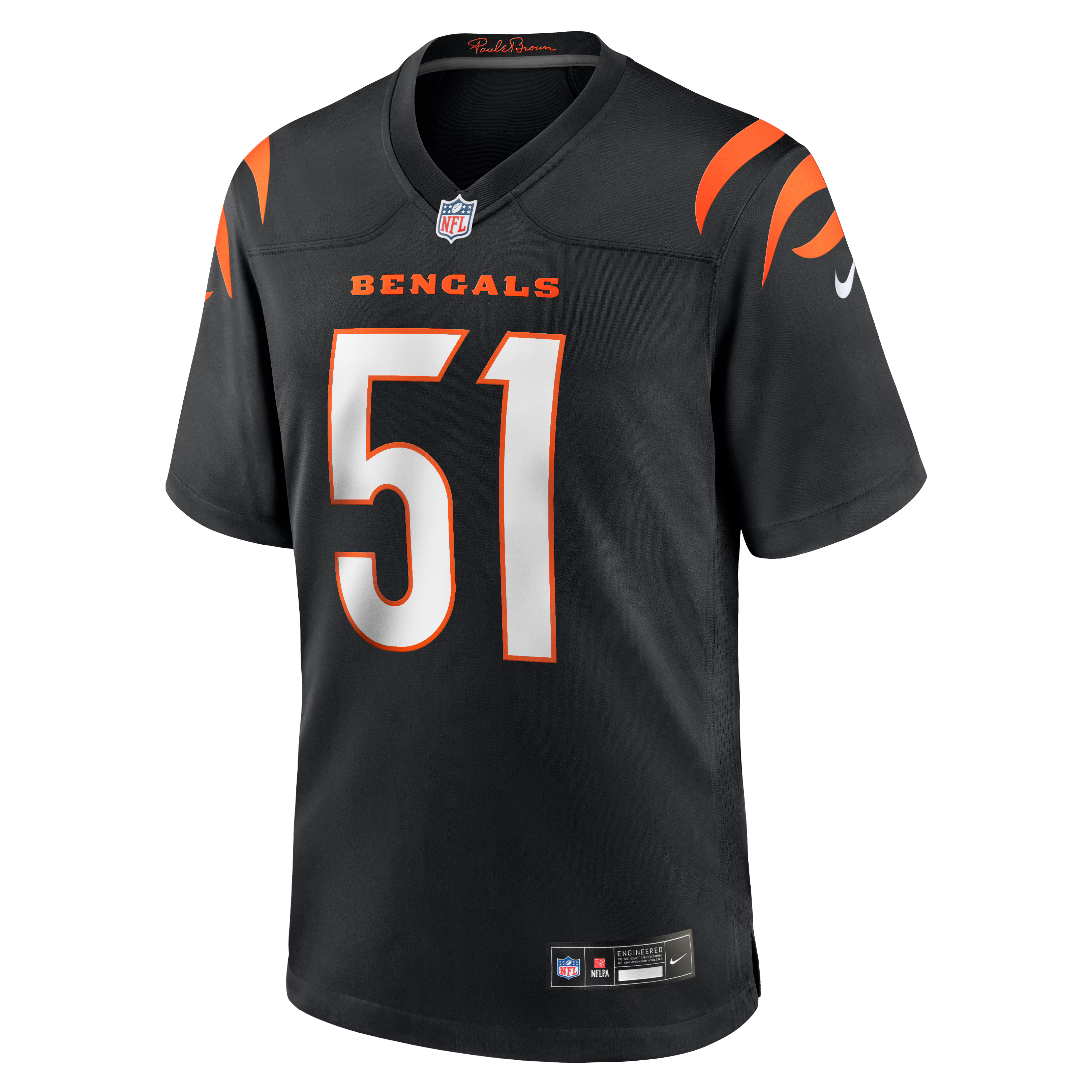 Cincinnati Bengals Isaiah Foskey Black Team Game Jersey