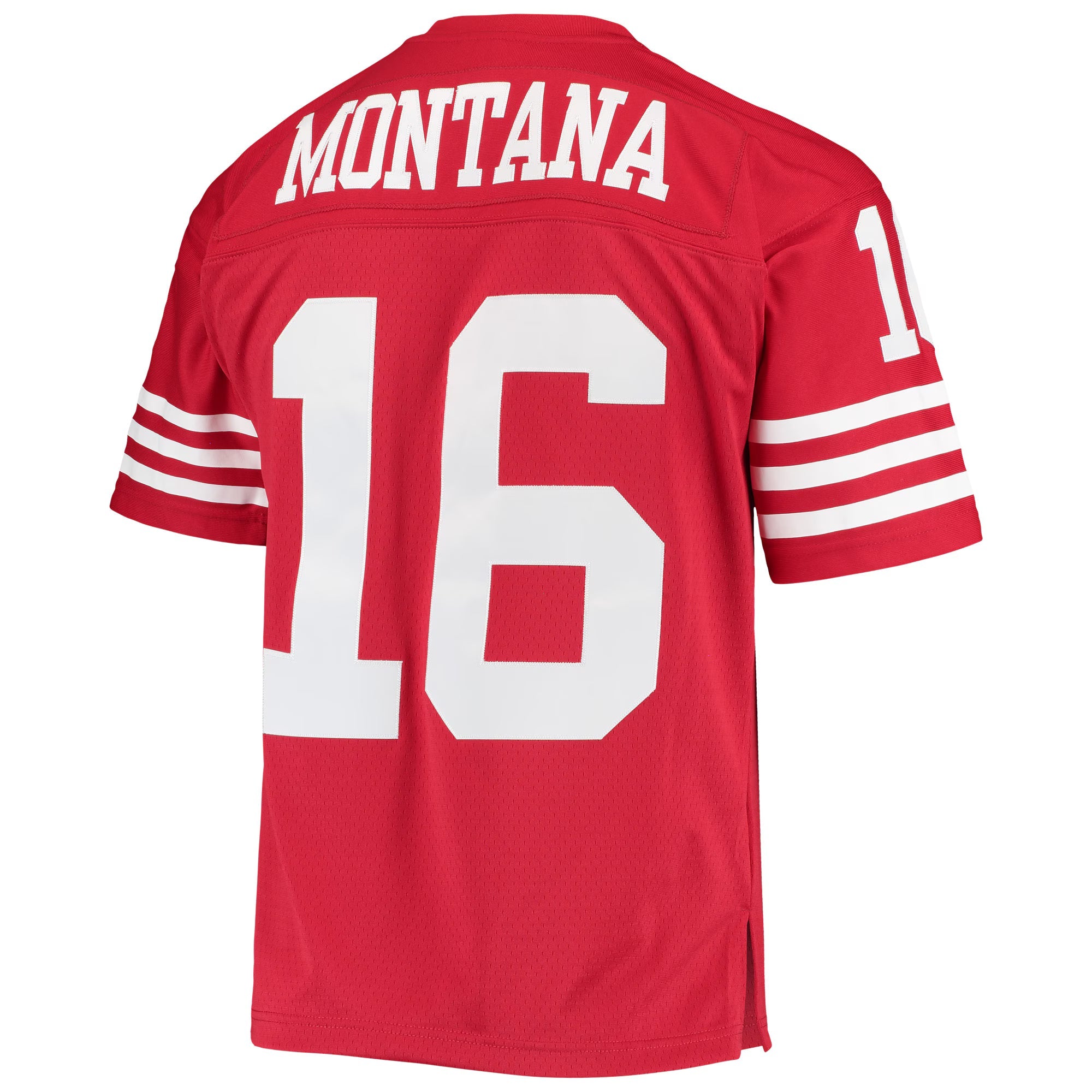 San Francisco 49ers Joe Montana Mitchell & Ness Scarlet Legacy Replica Jersey