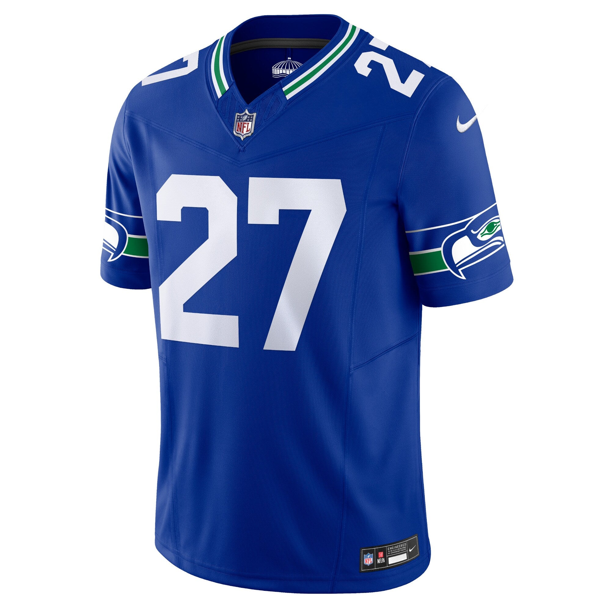 Seattle Seahawks Tariq Woolen Royal Alternate Vapor F.U.S.E. Limited Jersey