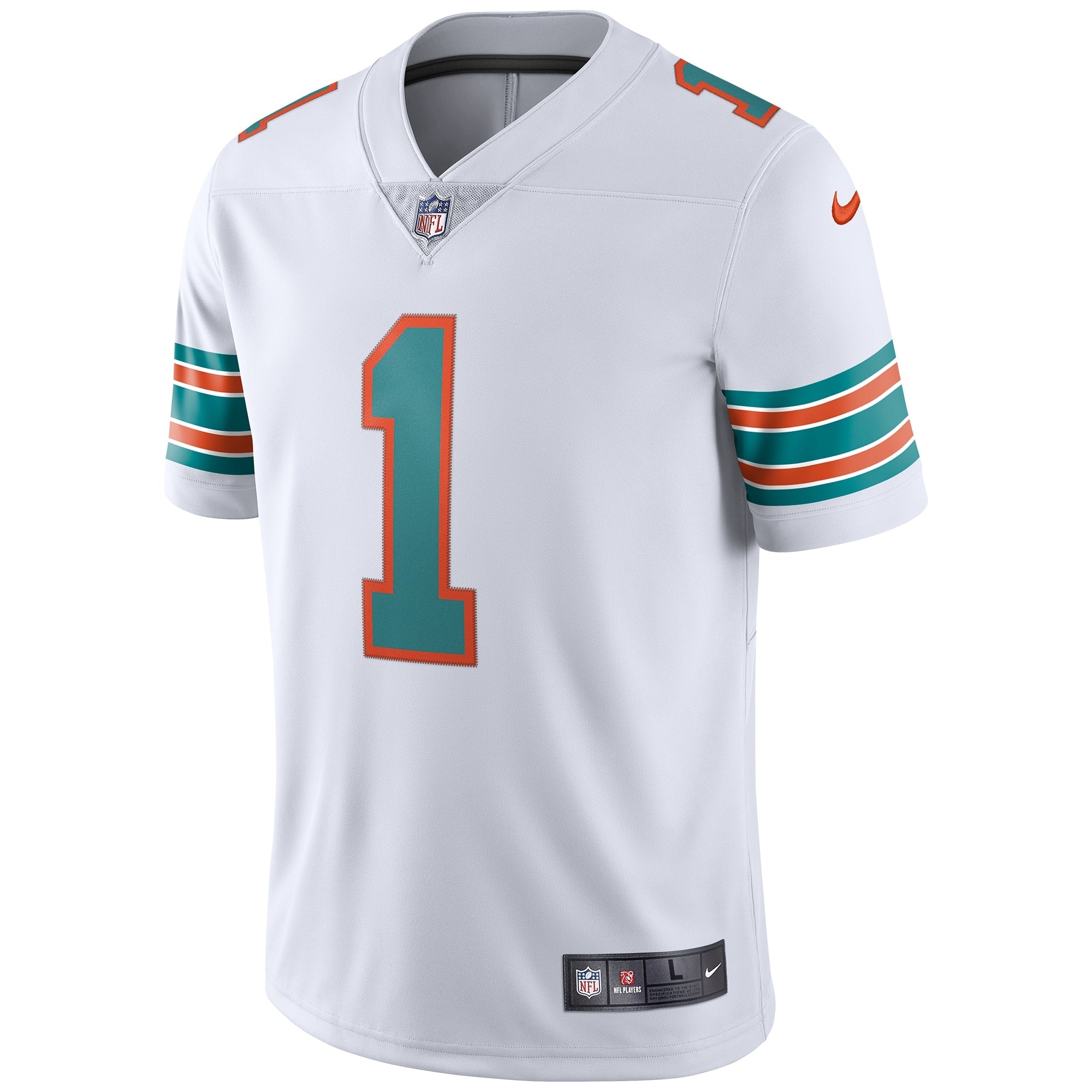 Miami Dolphins Tua Tagovailoa White 2nd Alternate Vapor Limited Jersey