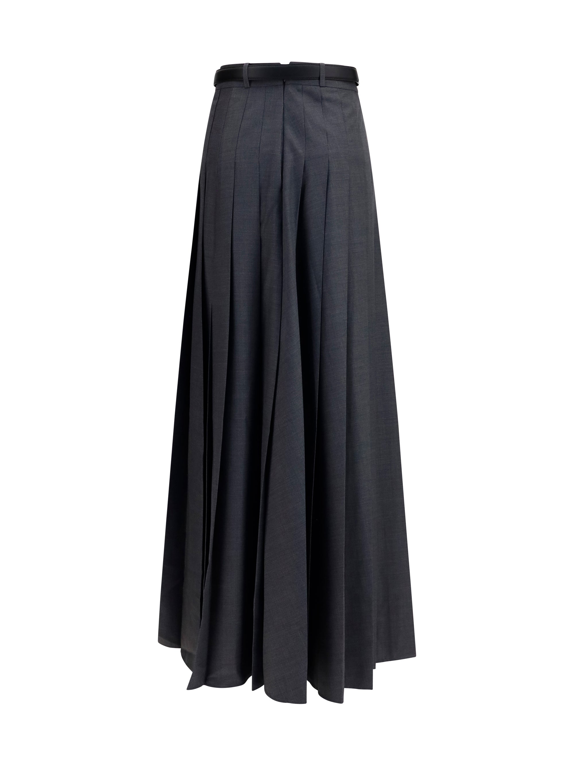 Self-Portrait Women Pleated Maxi Skirt