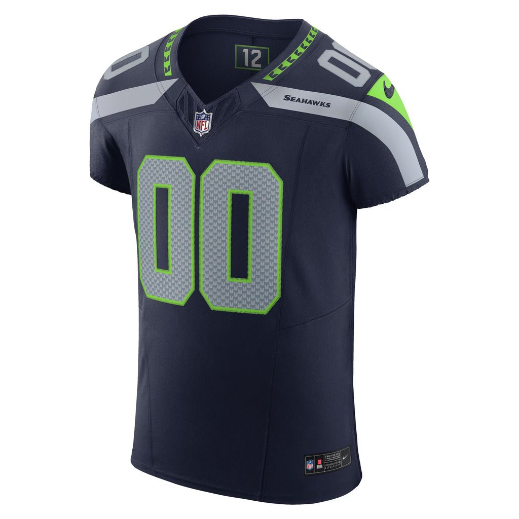 Seattle Seahawks College Navy Vapor F.U.S.E. Elite Custom Jersey