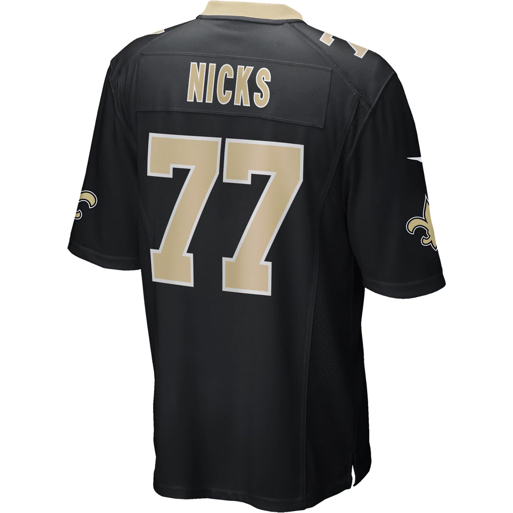 New Orleans Saints Carl Nicks Black Game Retired Player Jersey