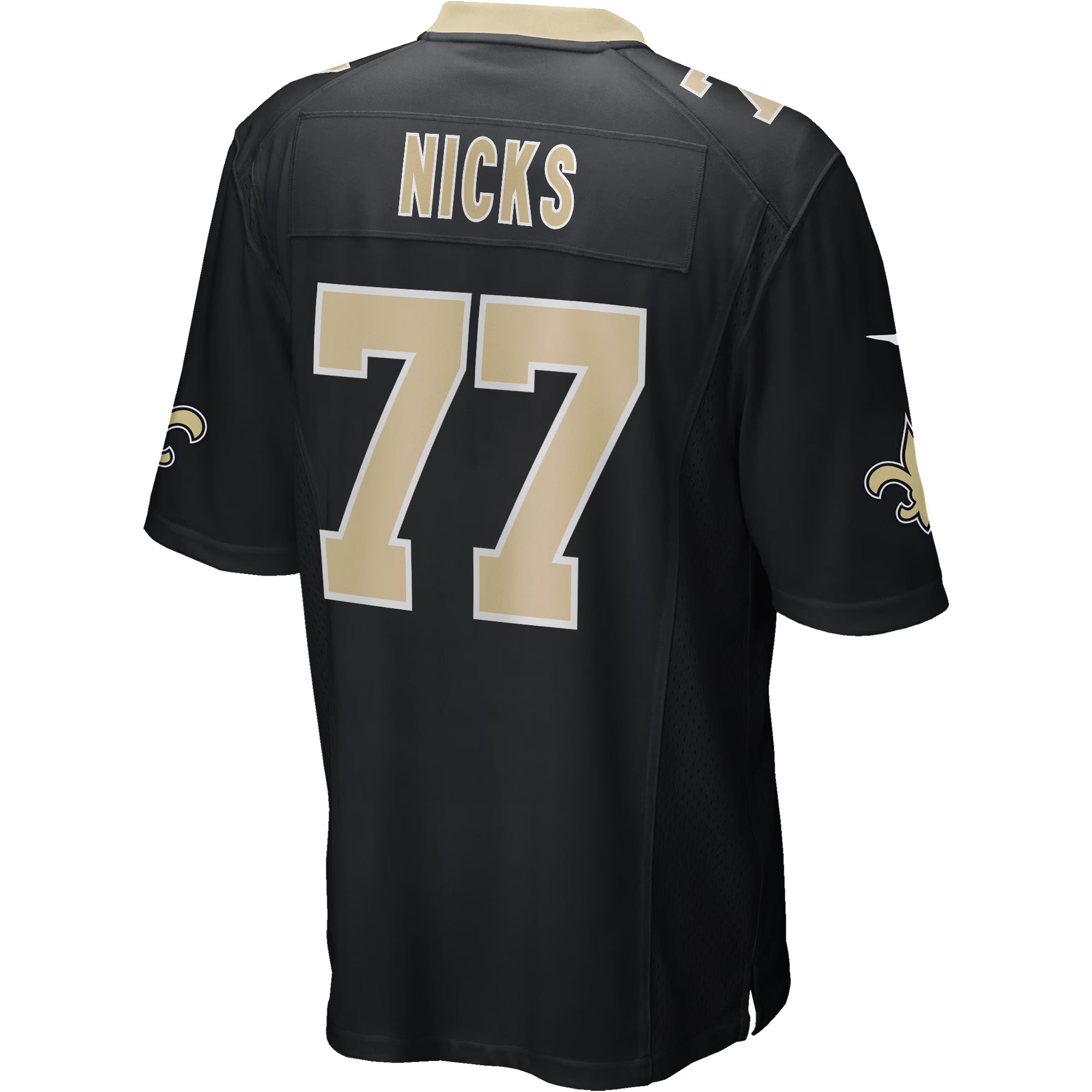 New Orleans Saints Carl Nicks Black Game Retired Player Jersey
