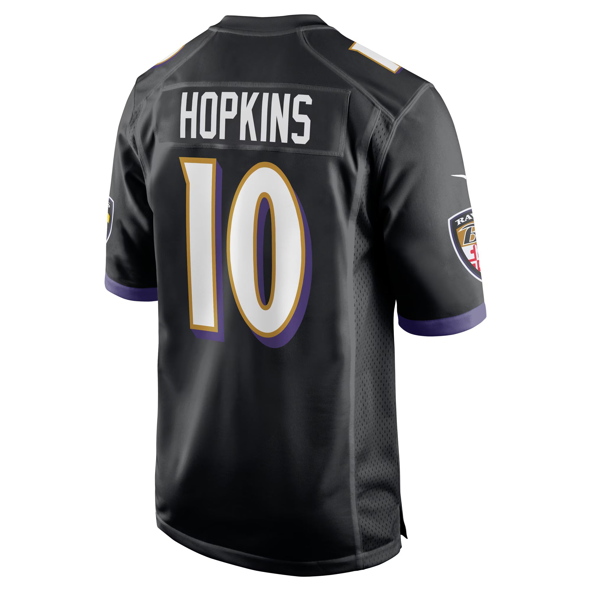 Baltimore Ravens DeAndre Hopkins Black Alternate Game Jersey