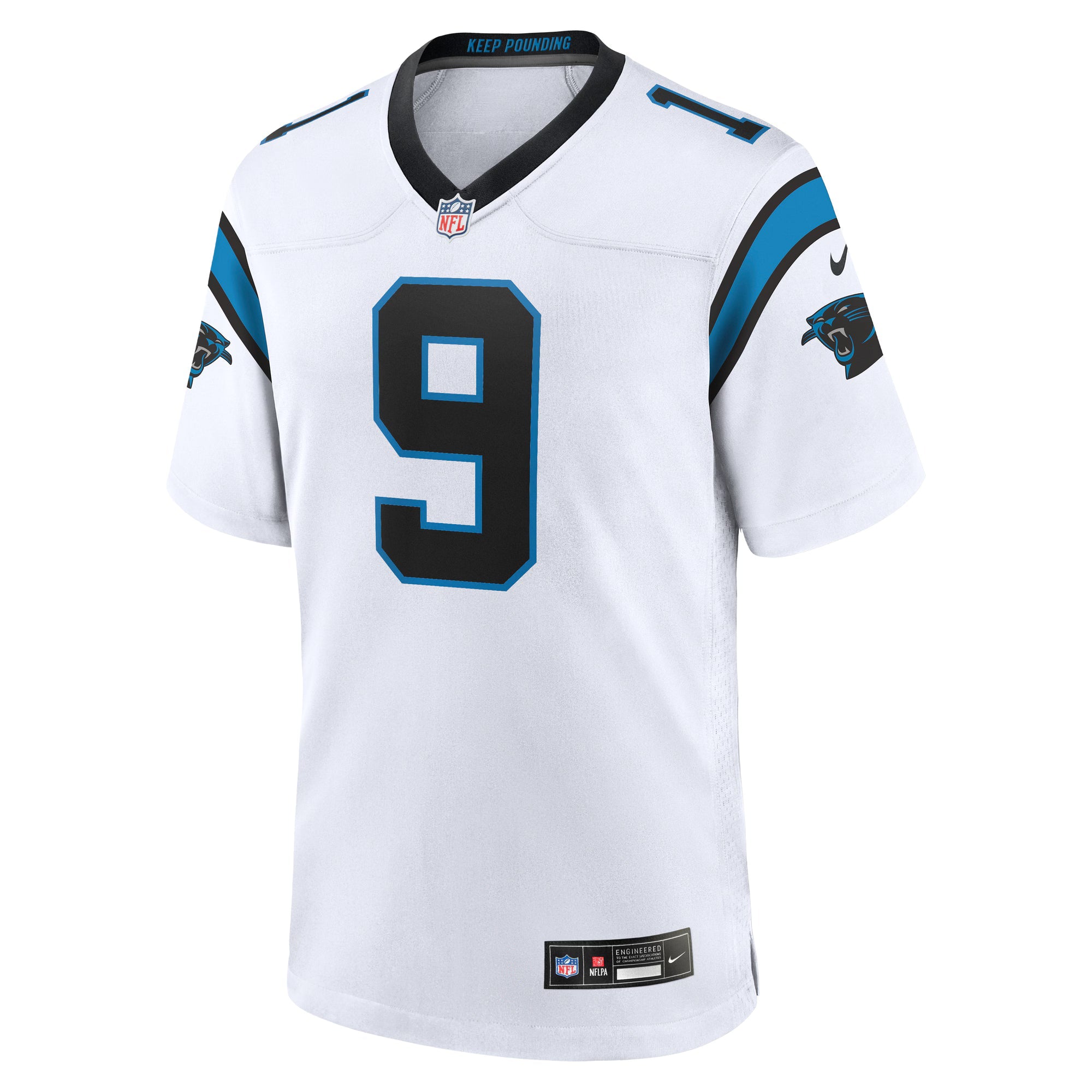 Carolina Panthers Bryce Young White Game Jersey