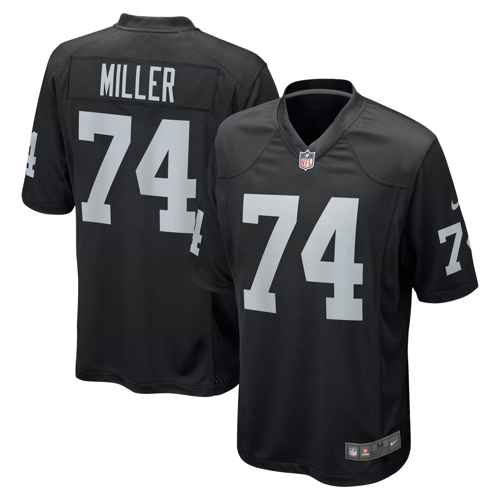 Las Vegas Raiders Kolton Miller Black Game Jersey