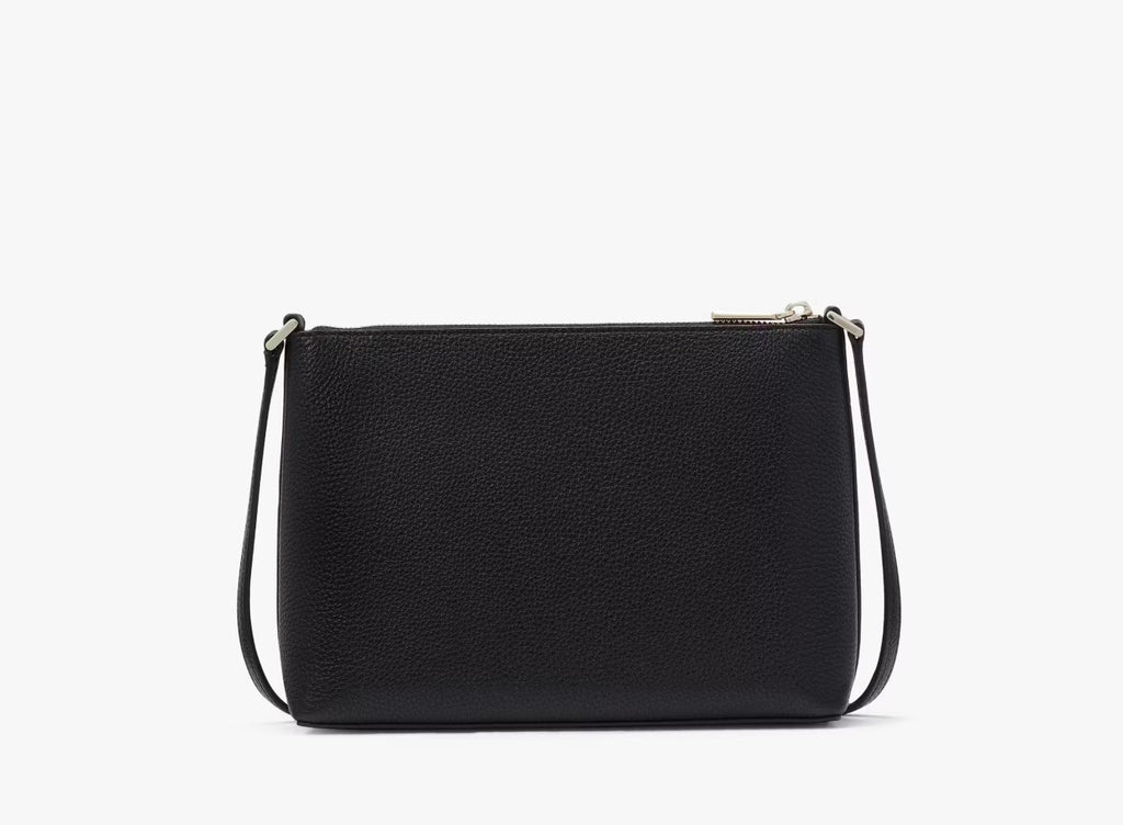 NWT Kate Spade Leila Medium Crossbody Leather Bag KG464-Black