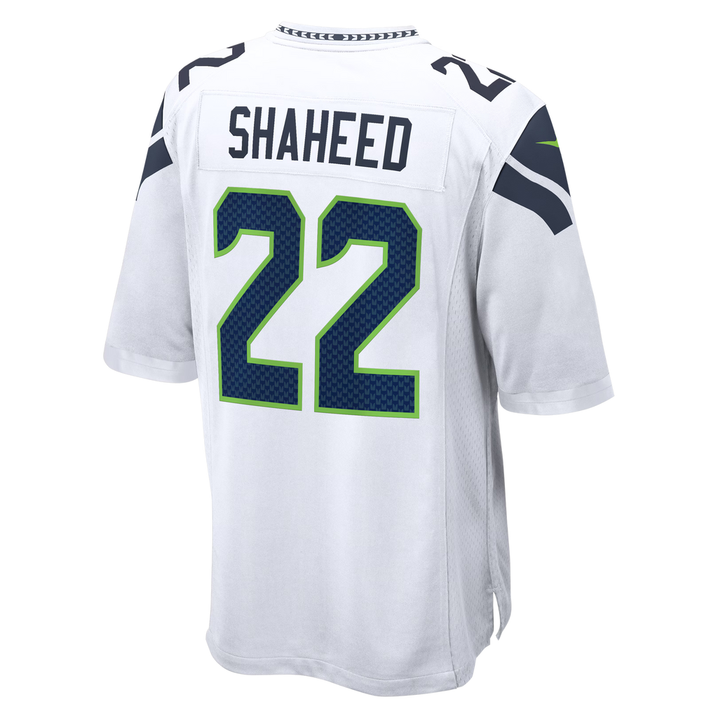 Seattle Seahawks Rashid Shaheed White Game Jersey