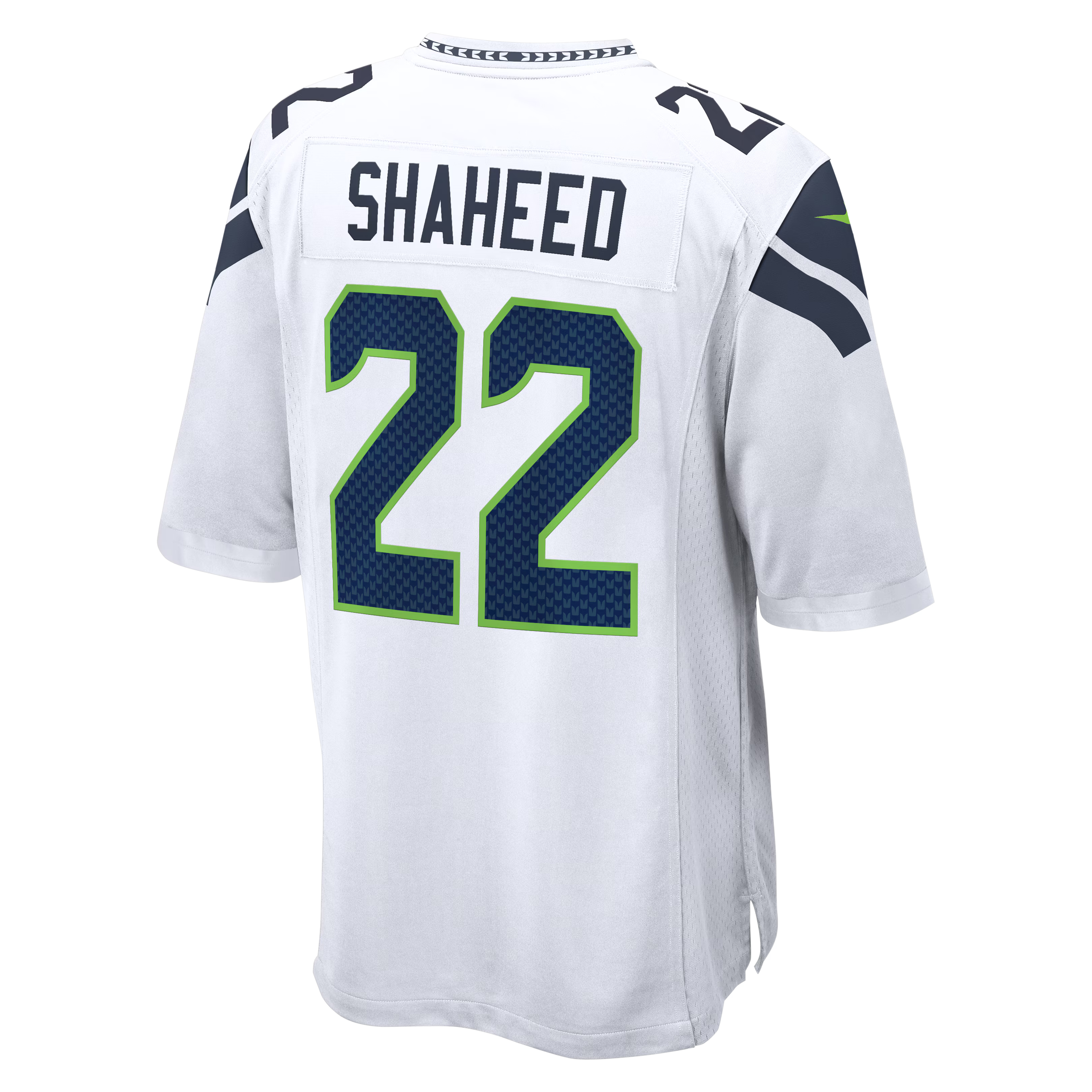 Seattle Seahawks Rashid Shaheed White Game Jersey